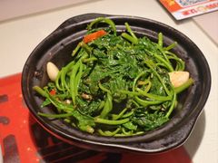 肉沫焗空心菜-恭喜上堓砂锅焗·海鲜大排档(闵行龙湖店)