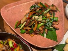 包烧野生牛肝菌-云海肴·汽锅鸡·云南代表菜(天山百盛优客店)