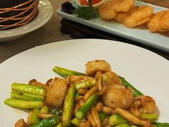 烧汁白玉菇炒带子-尚一汤 广东炖汤(金桥国际店)