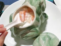 椰汁木瓜炖雪蛤-兰桂坊粤泰美食(较场西店)