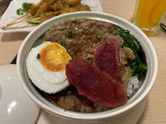 腊肠榨菜牛肉饭-佰搭果·广式茶餐厅(西华路店)