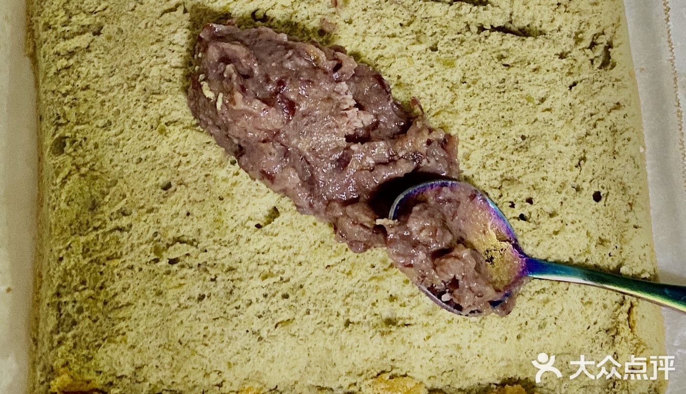 自制抹茶红豆蛋糕卷