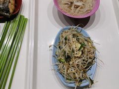 鸡蛋炒豆芽-清华澜园教工餐厅