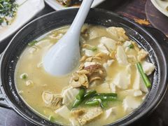 河蚌蒜苗豆腐-阿东农家菜(新场古镇下塘街店)