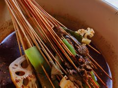 -拈签一笑黄牛肉辣卤串串