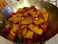 干锅豆腐-湘里人家土菜馆