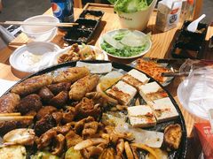 蜜汁鸡翅中-胖记烤肉(江汉路店)