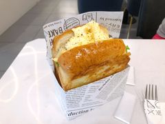玉米厚蛋三明治-仁义涵西餐·咖啡(中华巴洛克店)