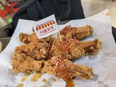 甜辣酱拼盘炸鸡-Meet Sun韩式大排档(五一广场7MALL店)