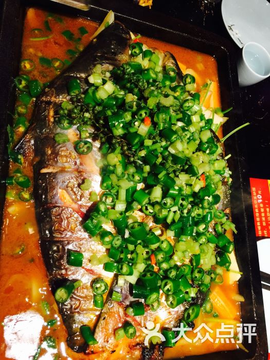 碧绿青椒芒果鱼