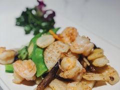 山药荷兰豆炒虾仁-十六台·经典广东菜(德外大街店)