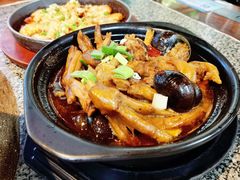 田螺鹅掌煲-好灶头妈妈菜·柴火灶台鱼·千岛湖土菜地标美食