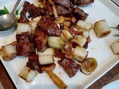 山菌葱爆雪花牛肉-尚一汤·粤菜海鲜(环球港店)