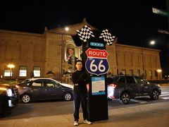 -66号公路起点牌