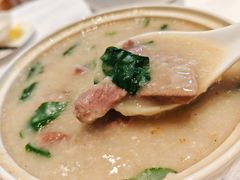 枸杞肉丸猪肝粥-景月阁空中食府(希尔顿酒店)