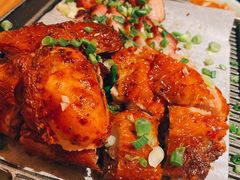 烤鸡烤肉拼盘-绿茶餐厅