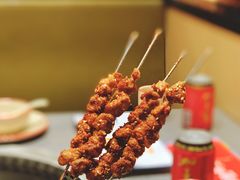 原味雪羊肉串-羊来顺冰煮鲜羊铁锅烀羊肉(八卦岭店)