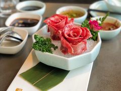 玫瑰雪花牛舌-捞王锅物料理(上海世茂广场店)