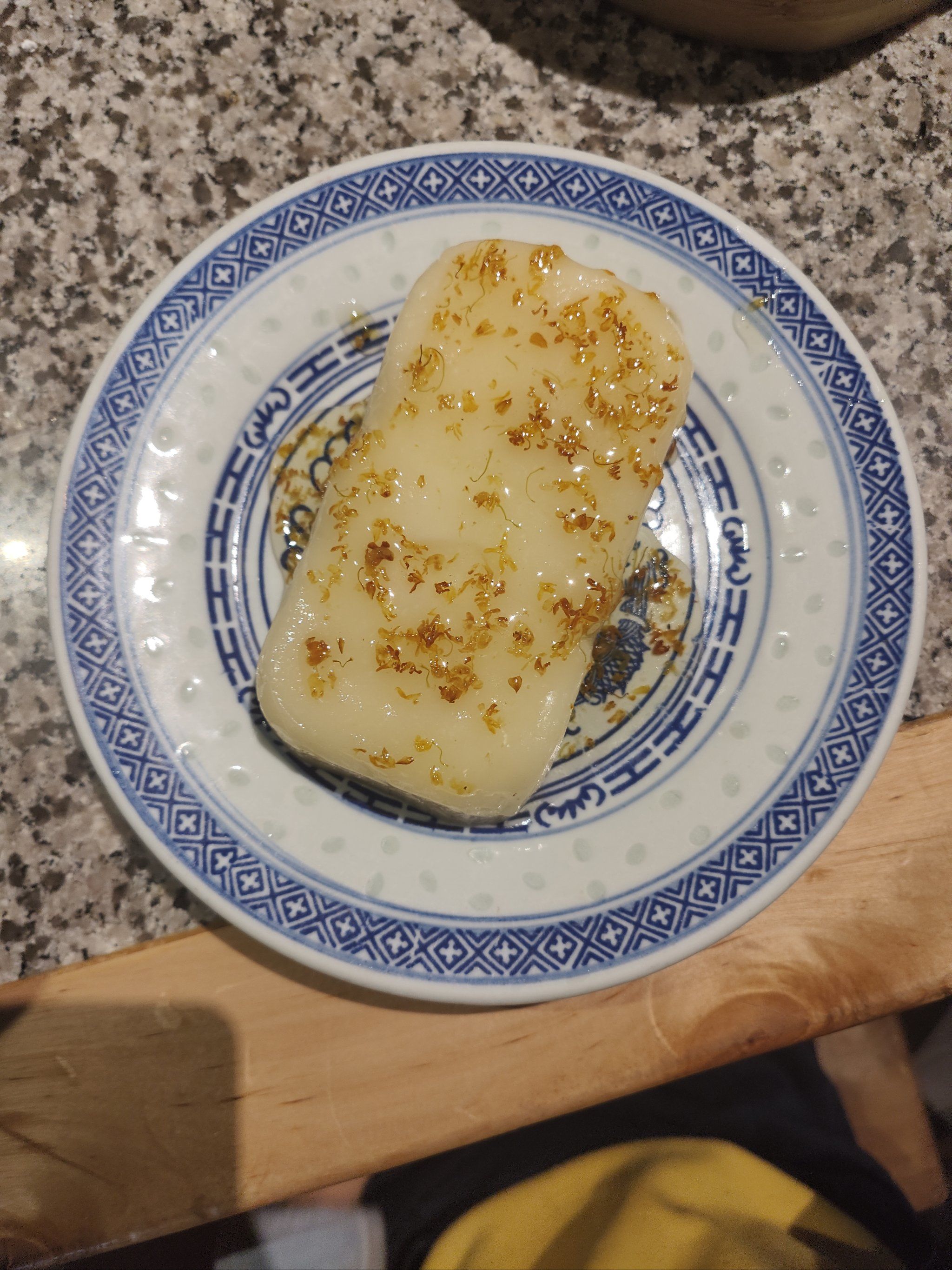 不要钱的桂花拉糕,还不错哦