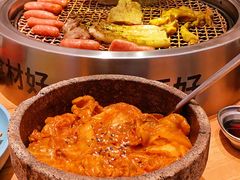 泡菜五花肉石锅拌饭-韩悦牛排烤肉无限续(宝能中心店)