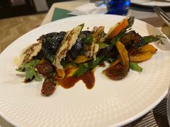 香煎牛肝菌配时蔬-BONAZZA 意大利餐厅