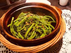 啫啫虾酱空心菜-熠盛粤味(永康路店)