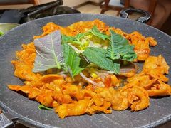 铁板章鱼五花肉-春熙台韩国料理·章鱼肥牛(西丽店)