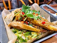 入魂烤黄鱼-红料理|串串有瘾·烧烤(吴中路店)