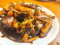 毛蟹炒年糕-牧羊餐厅