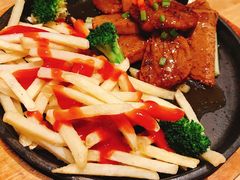 铁板素排-朵朵开素食餐厅(后宰门街店)