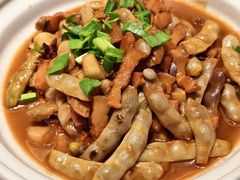 酱肉烧黄金豆角-鸽子侯·家宴·平价海鲜(绿地店)