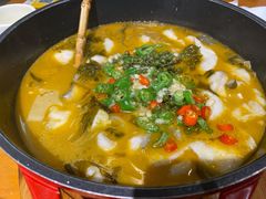 藤椒酸菜乌鱼片-永乐饭店