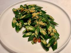 瑶柱炝秋葵-禾珍珠家常小馆(河南博物院店)