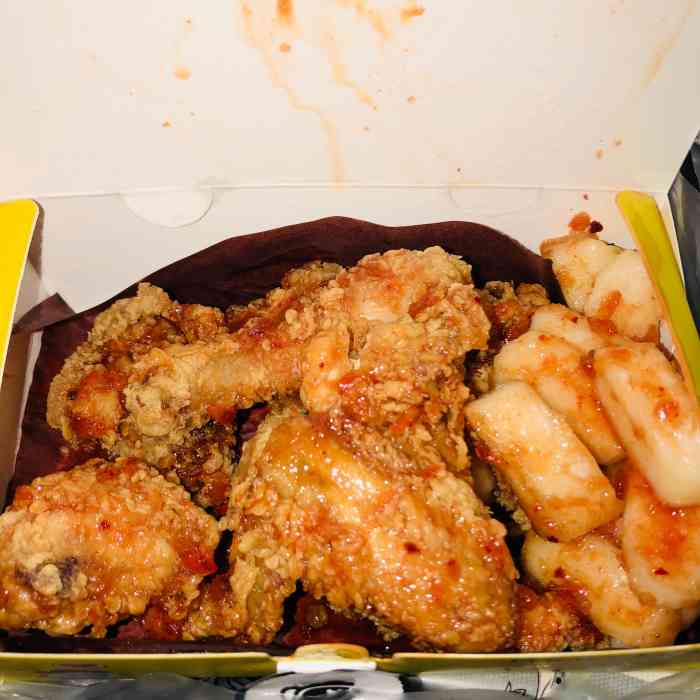 喔喔韩式炸鸡-"南宁韩式炸鸡探店99就突然很想吃炸鸡类的.