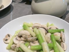 鲜芦竹笋炒蘑菇-楚山晓·楚湘菜(江夏永旺店)