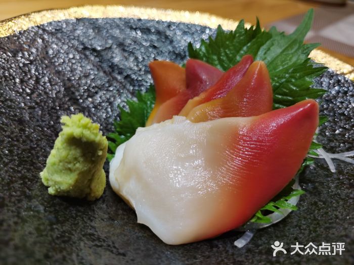 木鱼料理北极贝图片