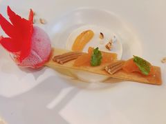 浓情栗意坚果布丁佐草莓冰淇淋-王品牛排(北京西单店)