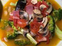 上汤西兰花-绿茶餐厅(华联万柳店)