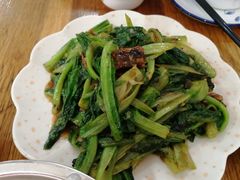 豆豉鲮鱼炒油麦菜-南记食粥坊·宵夜大排档(莲花总店)