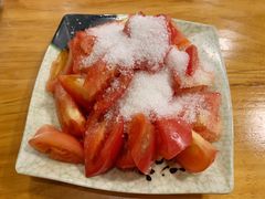 糖拌西红柿-舜玉老孙家鲜炒大盘鸡(土屋路店)