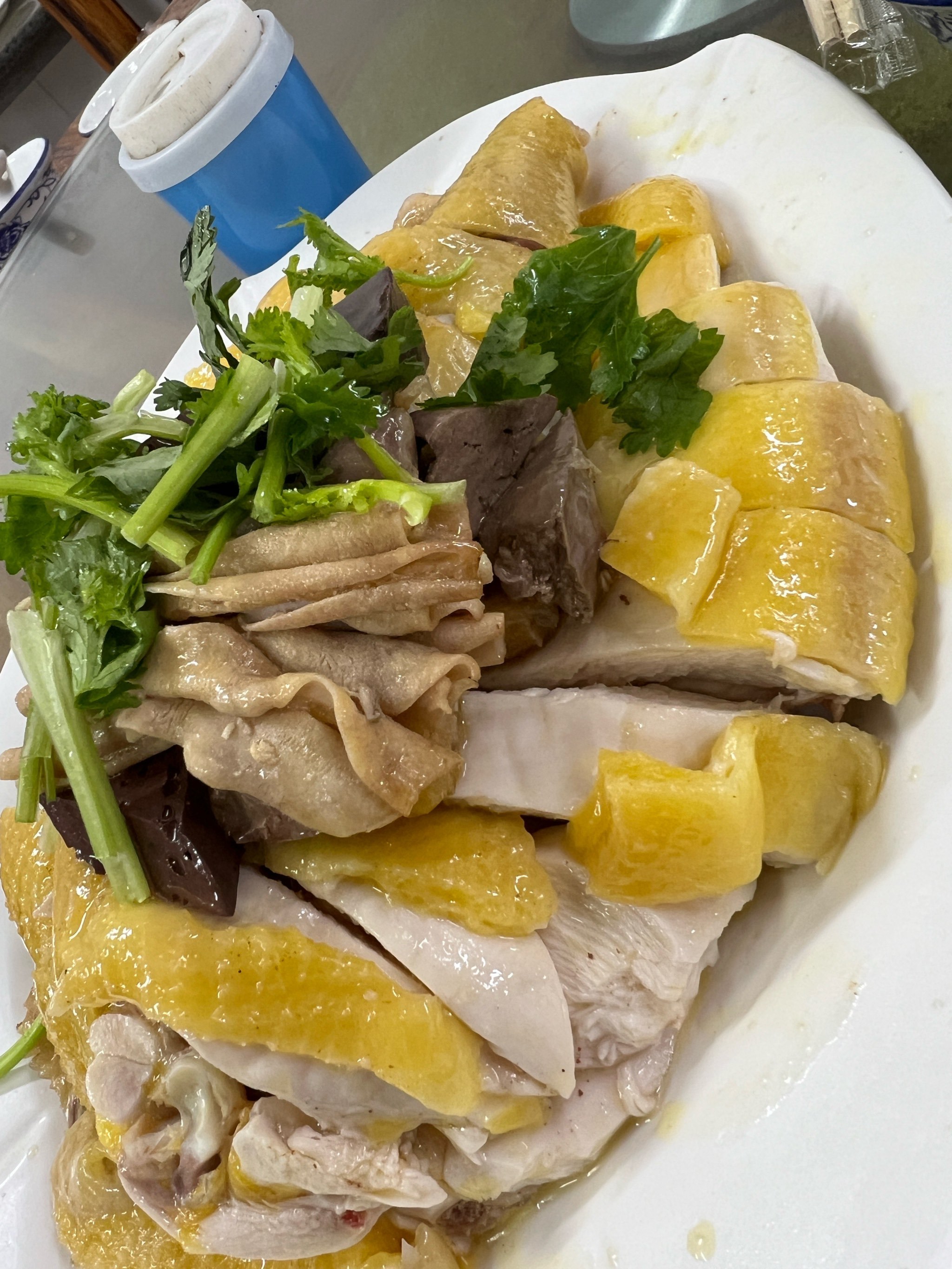 七楼老街步行街拐角的一家鸡店