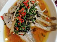 雪菜蒸小黄鱼-阿英煲(凉城路店)