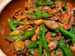 鲍鱼辣椒炒肉-农耕记·湖南土菜(南山欢乐海岸店)