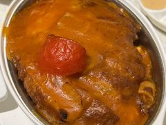 茄汁焗猪扒饭-香港新发烧腊茶餐厅(书城店)