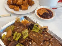 炒卷煎-路书奇炝锅绿豆面(万客隆店)