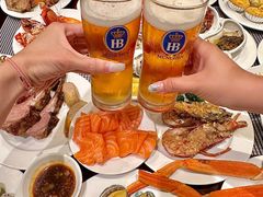 -广州万富希尔顿酒店·感趣自助餐厅·金秋蟹宴生蚝海鲜刺身