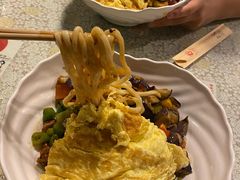 茄子肉丁小公鸡双拼拌面-文三里屯面馆(三里屯店)