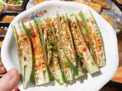 秋葵-胖记烤肉(江汉路店)