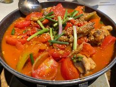 -贵州辣子鸡番茄鸡