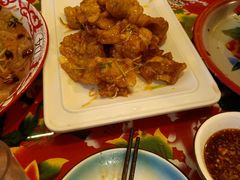 特色锅包肉-闯关东东北农家菜(崂山石老人店)